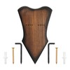 Sword Plaque Wall Mount, Adjustable Wooden Sword Holder Wall with