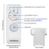 YUKIHALU 3-in-1 Small Size Universal Ceiling Fan Remote Control Kit,