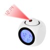 with Voice Talking LED Time Temperature for Bedroom，Projection Alarm Clock