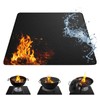 Fire Pit Mat for Decking 100x100cm – Square Black Double-Sided