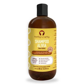 ssd trading llc Petting is Caring Shampoo Natural para Perro y Gato, Fragrancia AvenaManzanillaAlmendra, 480ml                                        