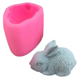 ESEDAGE Easter Rabbit Silicone Mold - Small Rabbit Design for Candle, Soap, Resin & Decorate