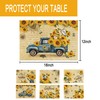 pinata Sunflower Kitchen Decor, Sunflower Placemats, Farmhouse Yellow Place Mats