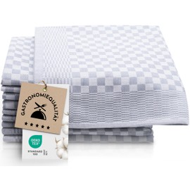 Zollner 10-piece Tea Towels 100% Cotton 46 x 70 cm Many Colours, 010