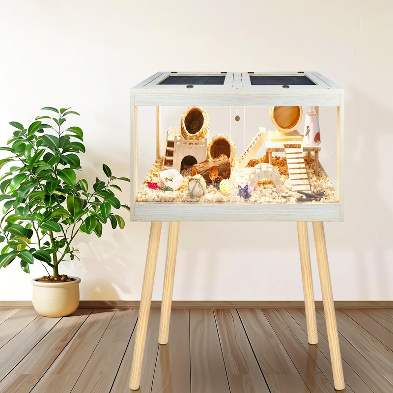 Prolee Hamster Cage Chewproof, Mice and Rat Habitat with Transparent
