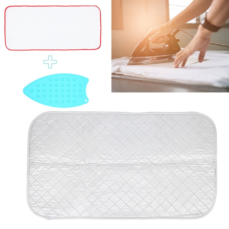 Ironing Mat Thick Heat Proof Both Side Use Portable Clothes