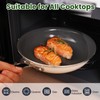 Skillet Ceramic Nonstick Frying Pans,11 Inches Non Stick Large Cooking