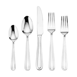 Mikasa 5149066 Kelby Stainless Steel Flatware, 20-Piece Set, Service for 4
