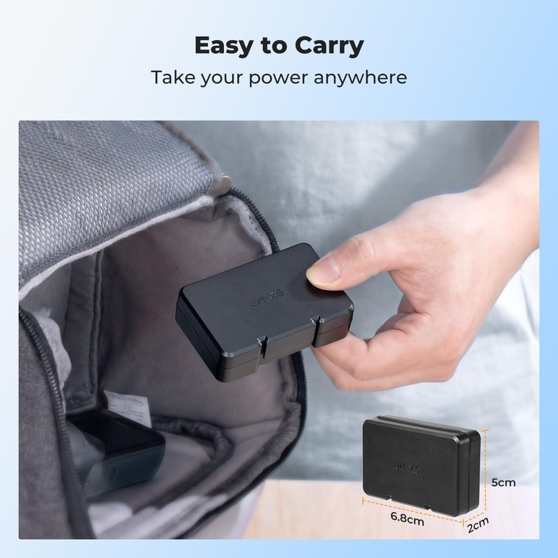 K&F CONCEPT 360x5 Battery, 2700mAh X5 Battery with Storage Case