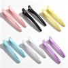 Pinzas de Cocodrilo para el Cabello Profesionales Antideslizantes, 12 Piezas