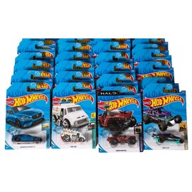 Hot Wheels Paquete de fiesta surtido aleatorio de 24 coches 2014 y más recientes