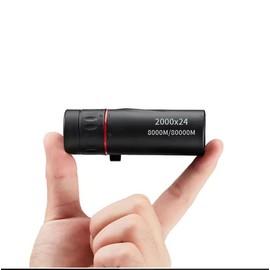 2000X24 Monocular Focus Optics Telescope onocular Power Monocular for Adults with Phone AdapterNight Vision Monocular Lightweight Pocket Monoscope with for Adults Kids, 8000M/80000M Gifts