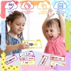 Rppiup 30 Read and Rhyme Flip Book, Phonics Flash Cards