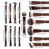 MAANGE Makeup Brushes 16Pcs Professional Foundation Powder Blush Contour Eyeshadows