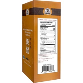 52USA 52USA Chinese Black Vinegar, 3 Years Mature Aged Black Rice Vinegar, Chinkiang Vinegar, Zhenjiang Vinegar, 16.9 fl. Non-GMO Project Verified Vinegar