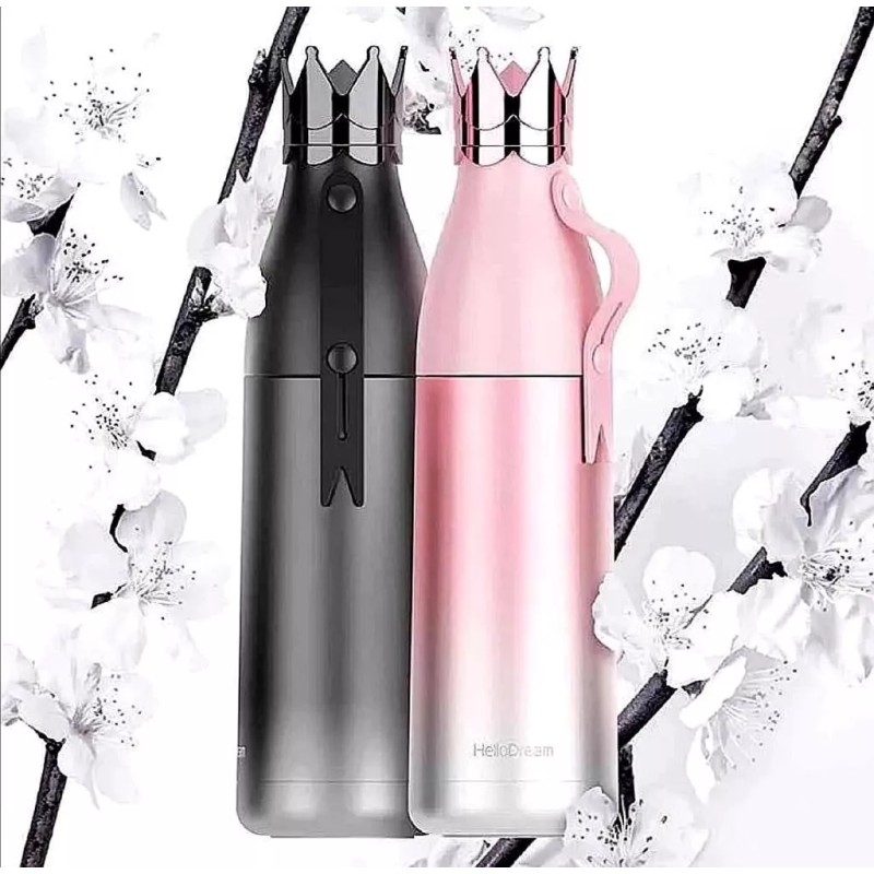 Yuqing Termo Acero Inoxidable Princesa Con Tapa En Forma De