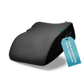 HiTS4Kids Child Seat for Car (Grey) - Practical, Comfortable and Safe - Tested Safety according to Child Seat Standard R129 - Child Seat 135-150 cm - Compact and Uncomplicated