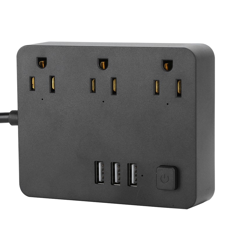 Desktop Smart Fast Charging Power Strip with 3 Outlet 3