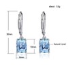 Salanda Crystal Drop Earrings Set, 925 Sterling Silver Dangle Birthstone
