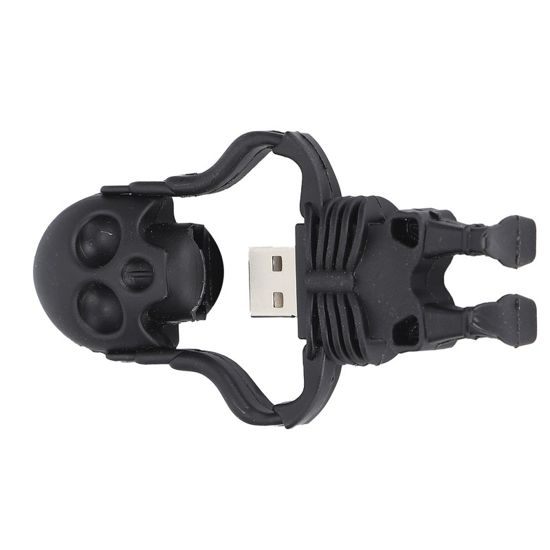 Cartoon U Disk Black Skull Appearance High Speed Bulk Storage