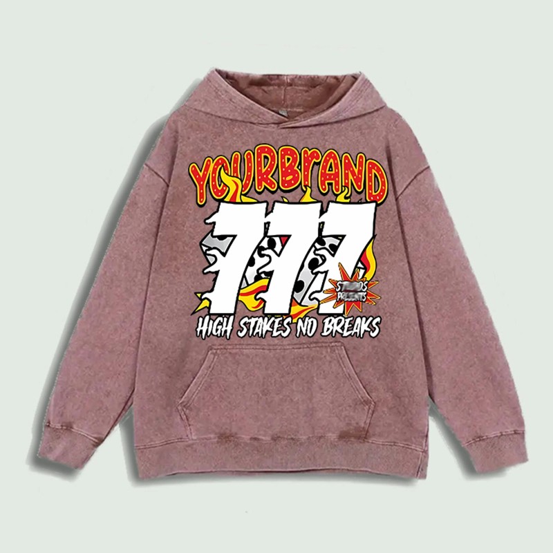 777 High Stakes Graphic Hoodie 100% Cotton US Warehouse 6