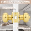 Probrico Privacy Door Knobs Lock Interior Bedroom Bathroom Door Handle