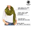 PANASIAM Plain Scarf, Oversized Scarves for Men and Women, Stole