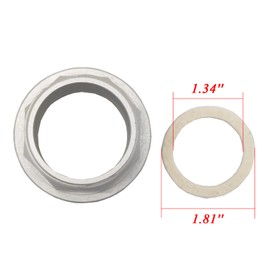 Fundyliue 110909-1 Electric Fuel Pump Bung Adapter Kit Replacement for 2" NPT Tank Bung Adapter