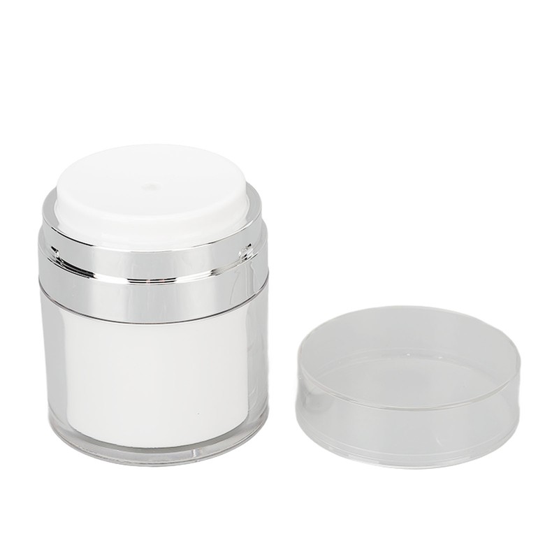 2pcs 50ml Cream Jar Refillable Empty Acrylic Vacuum Makeup Jar