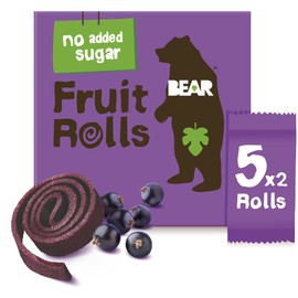 BEAR Yoyo Pure Multipack Blackcurrant Fruit Rolls, 20 g