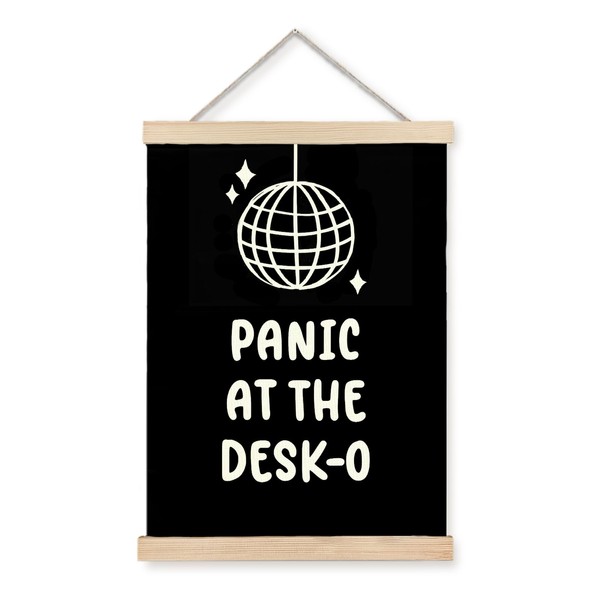 Nipil Funny Office Poster Hanger Frame, Panic at the Desk-O