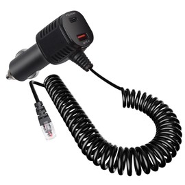 Radar Detector Power Cord with USB and USB-C Fast Charging Dual Port Car Cord Compatible with Escort MAX 360, MAX 360c, IX, IXc, 9500 IX, MAX II, MAX 3,MAXcam 360c, MAX 360 MKII, Redline 360c etc