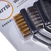 Harris Essentials Mini Wire Brush 3 Pack, Nylon, Steel &
