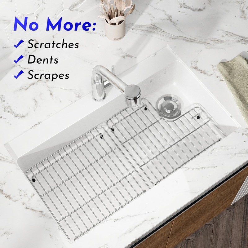 Sink Protector for Kohler K-6639-ST Whitehaven, Stainless Steel Sink Rack