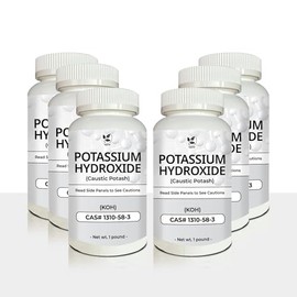 Yield RX Potassium Hydroxide (Caustic Potash) (KOH) - Chemical | Pack of 6