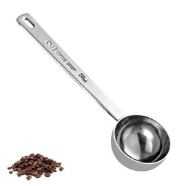Coffee Scoop,Stainless Steel Coffee Measuring Scoop,Metal Coffee Scoop Premium Long Handle Meaure Spoon for Coffee Powder and Coffee Making,Durable Serving Utensil (30ml)