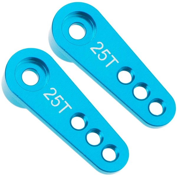 Universal 2Pcs Blue 25T Steering Servo Horn Arm For Wltoys
