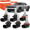 OQSNCV Fit for DODGE Challenger (2015-2023) Halogen Headlight Bulbs, 9012