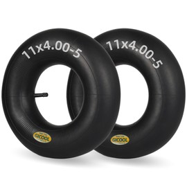GICOOL 11x4.00-5 Replacement Inner Tube, 2 Pack with TR-13 Valve Stem, Heavy Duty, for Zero Turn Mower Front Tire