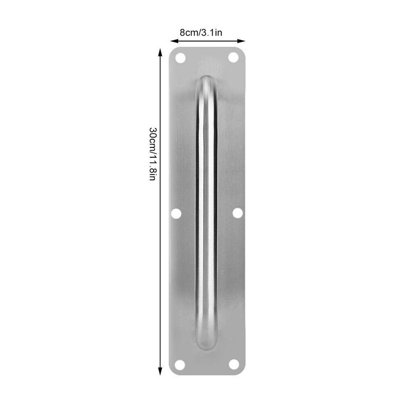 Alinory Stainless Steel Pull and Push Plate Door Access Handle