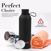 Temede Small Stainless Steel Insulated Water Bottle 350ml, Vacuum Flask