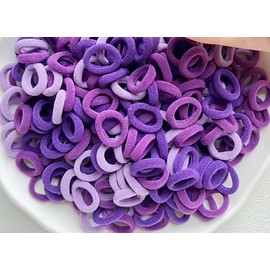 Lavema Hair Bobbles for Girls Pack of 100 (Purple)