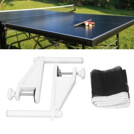 Red de Tenis de Mesa Plegable Ajustable y Juego de Postes, Red de Malla Portátil de Fácil Configuración para Accesorios de Ping Pong para Interiores y Exteriores