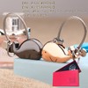 KLU Pair Keychains Couple Matching Keyring Keys Cute Animal Black