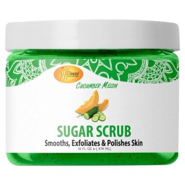 Spa Redi Sugar Body Scrub Cucumber Melon 16 oz