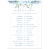 InvitationHouse 24 Blue Hydrangea Bridal Shower Game (Would She Rather)