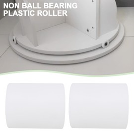 eMagTech Plastic Roller Bearings Without Ball Bearings, 40x50mm, 10mm Hole, Applicable for Castors, Guide Castors for Furniture Making, Pack of 2