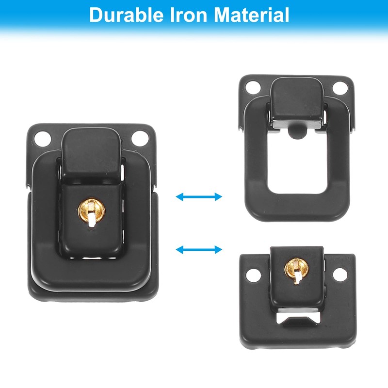 PATIKIL Suitcase Lock Hasp 1.6" x 1.10",1Pcs Iron Toggle Catch