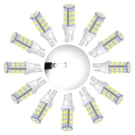 JEFLYM C921 921 912 LED RV Bulbs,Super Bright White T10 194 168 175 3014 42-SMD LED Replacement 12 Volt RV Camper Trailer Boat Trunk Interior Dome Map License Lights(12PCS)