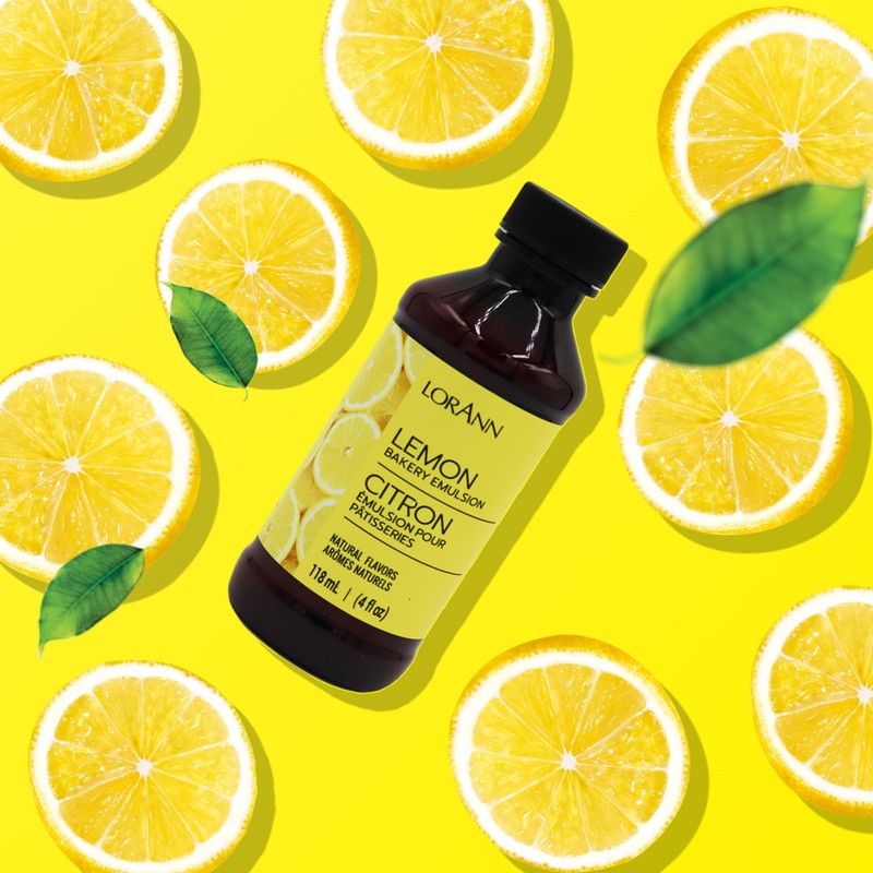 Lorann Oils Lemon Bakery Emulsion: Tangy Lemon Essence, Perfect for
